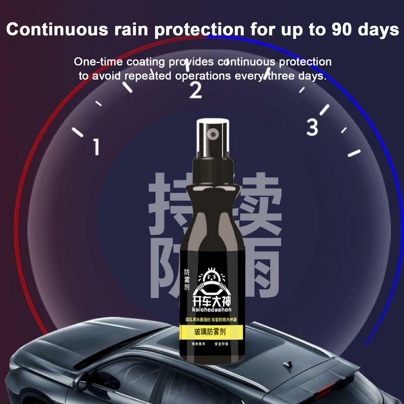 Revestimento de chuva pára-brisa Vidro duradouro Spray protetor de chuva, Produto de cuidado para banheiro, Vestiário, 100ml