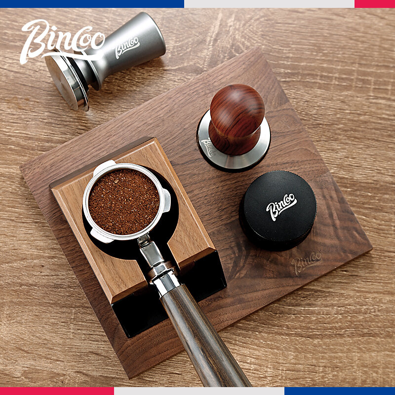 Bincoo противоскользящая основа для эспрессо, детонационный ящик, подходит для 51-58 мм, портмоне, тампинговая станция, фотоаксессуары для кофе в винтажном стиле
