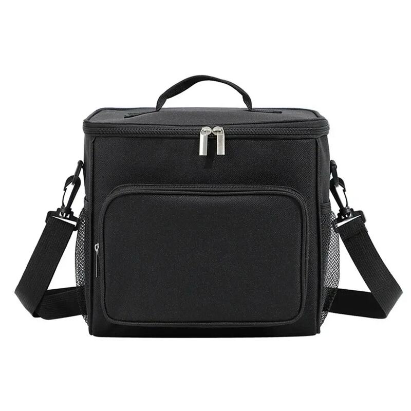 격리 된 점심 가방 여성용 대형 점심 가방 조정 가능한 어깨 끈으로 재사용 가능한 점심 가방