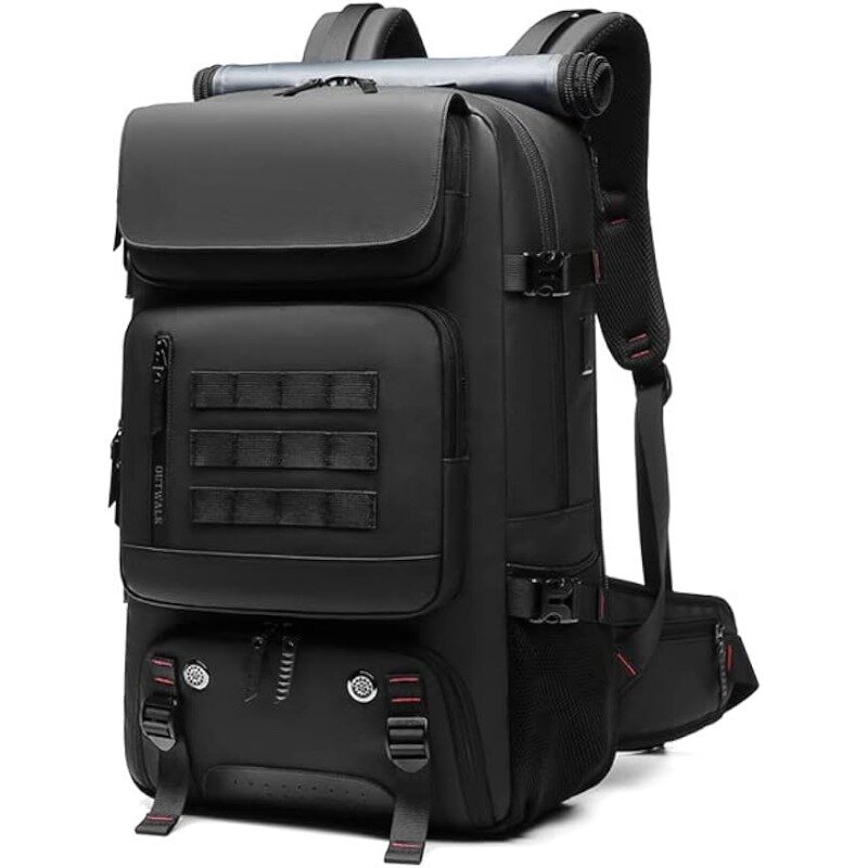 17-Zoll-Business-Laptop-Rucksack mit separatem Schuh, USB-Ladeans chluss 50l Outdoor-Trekking rucksack, Wander camping rucksack