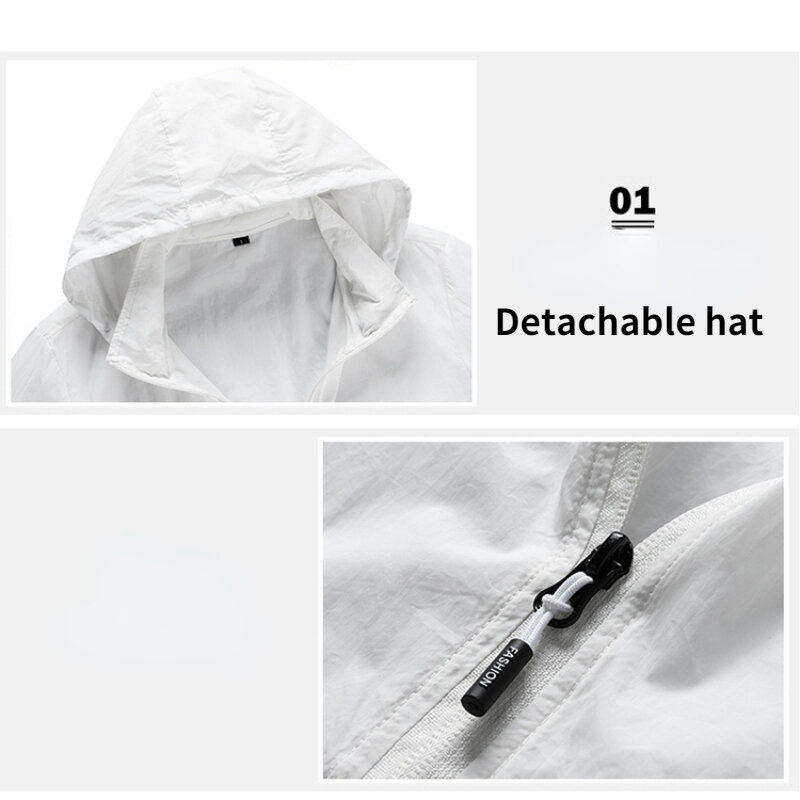 Protezione solare ad asciugatura rapida abbigliamento da corsa giacca leggera giacca a vento sport all'aria aperta Trekking cappotto traspirante