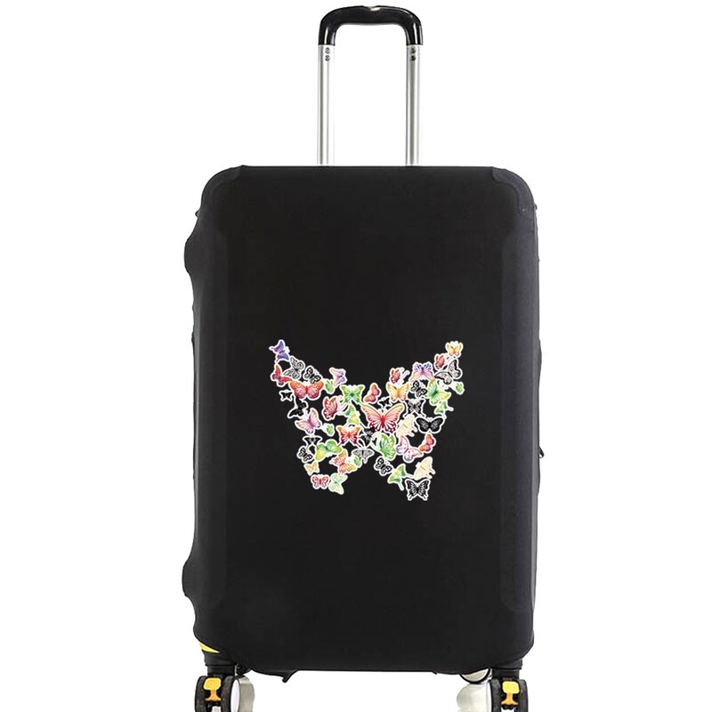 Moda viaggio valigia copertura farfalla serie modello bagagli caso antipolvere for18-32Inch valigia accessori essenziali