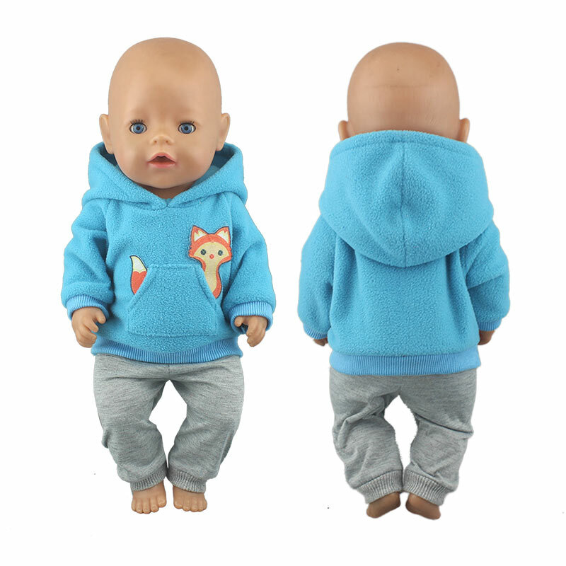Pakaian boneka bayi, baru 2023 cocok untuk 43cm boneka bayi 17 inci