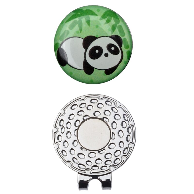 Golf Hat Clip Golf Hat Clip Magnetic Ball Marker Aksesoris Golf untuk Pria Wanita F2TC
