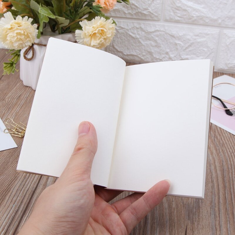 Caderno página branco pintura papel livro diário bloco notas bloco notas suprimentos dropship