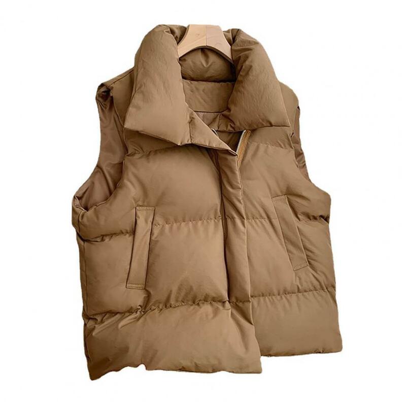 Простой жилет, куртка без рукавов, зимняя безрукавка, зимний плотный теплый хлопковый пуховой жилет