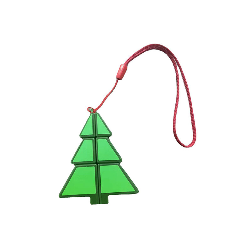 مكعب المكعب السحري شجرة عيد الميلاد الاطفال التعليمية أفضل هدية اللعب تعلم الألغاز البلاستيكية زينة عيد الميلاد ماجيك صور مكعب
