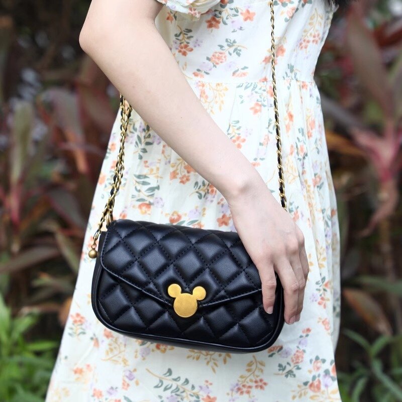 Кошельки и сумочки Disney с Микки Маусом, роскошная женская вместительная милая сумка через плечо, милый бумажник с рисунком аниме
