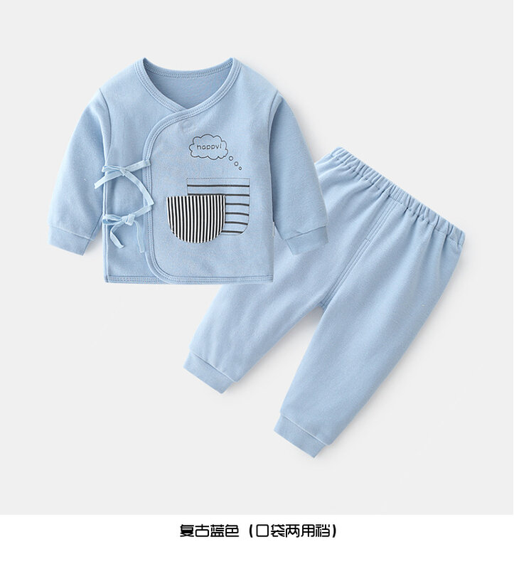 2Piece Spring Autumn Newborn Baby Set Infant Girl Clothes Casual Cartoon Cute Belt Cotton Soft Tops+Pants Boys Outfit BC2255