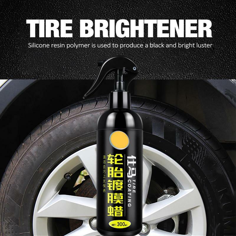 Rad glanz aufheller Reifen glanz polieren langlebige Reifen beschichtung Reifens pray Auto liefert Reifens chutz 300ml für Gummi