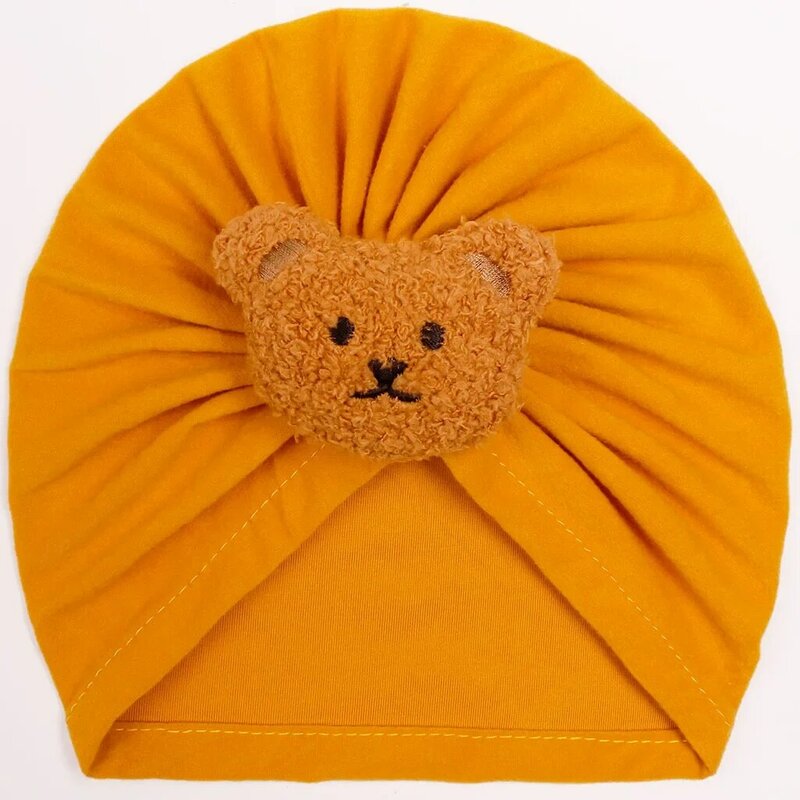 Chapéu de urso de manutenção quente infantil, boné de bebê, chapéu infantil, europeu e americano, novo