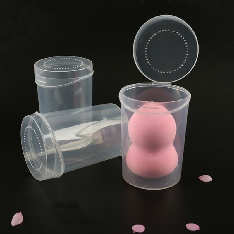 Portaspugna per trucco custodia in plastica per soffio di polvere a forma di zucca custodia in spugna per soffio di polvere contenitore vuoto