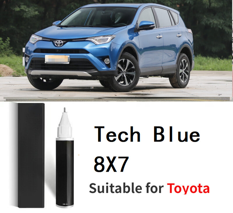 Nadaje się do naprawa lakieru Toyota do scratch pen Tech Blue 8x7 w kolorze niebieskiego diamentu 8 u8 Crystal Blue 8 x7 Sapphire 8 t7 8 w7 8 v6 Jade 221