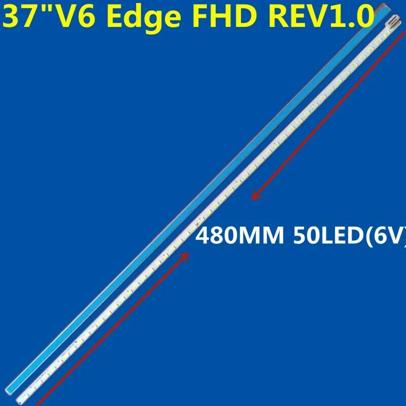 Striscia di retroilluminazione a LED 37 "V6 Edge FHD R L muslimayb 37 e82rd 37 rl853 37 lv355u 37 lv375s 37 lv3500 37 lv4500 LC370EUN SD
