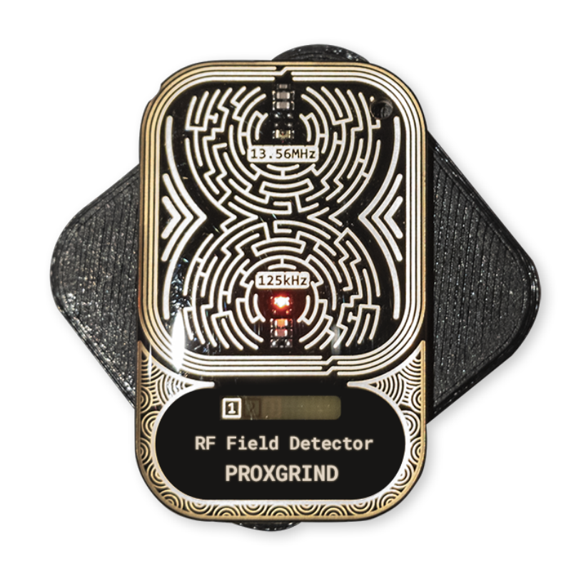 RF Detector by ProxGrind Support Reading The High Frequency And Low Frequency Reader