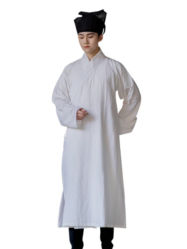 Gola redonda pijama Robe Inner Wear, estudante chinês-chique, terno Han dentro do forro, roupa interior popular, 95% algodão, primavera