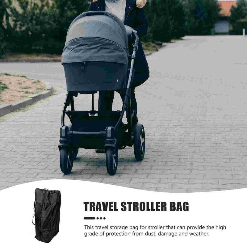 กระเป๋าเก็บรถเข็น tas stroller สำหรับการเดินทางบนเครื่องบิน tas stroller ลายตารางประตู