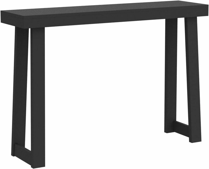 狭い入り口のテーブルのための頑丈な木製コンソールテーブル、ソファの後ろ、リビングルーム、簡単なフライ、46.25インチ