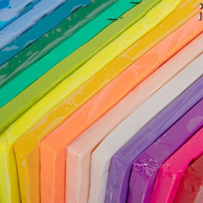 Prism & Pro Kunstenaar Materiaal 250 G/stk Blok Kleur Kan Kiezen Oven Bakken Polymer Klei Boetseerklei Kinderen Plasticine Pasta klei