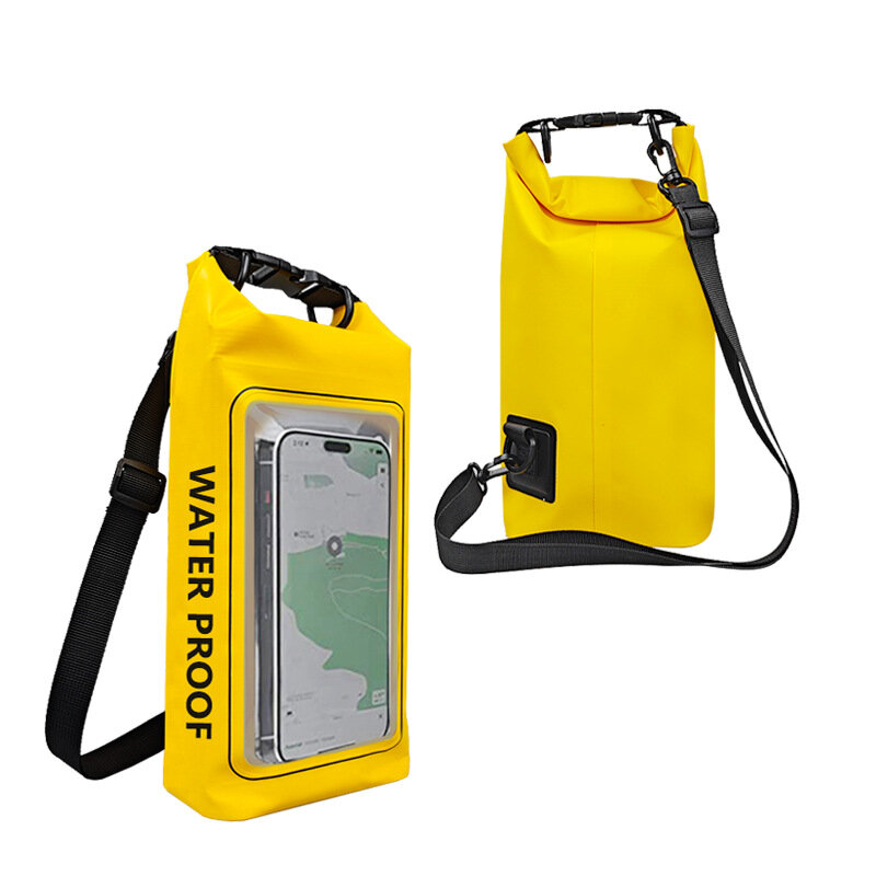 2L waterdichte telefoon pouch duiktas onderwater droge tas verstelbare riem schoudertassen draagbare outdoor crossbody tas
