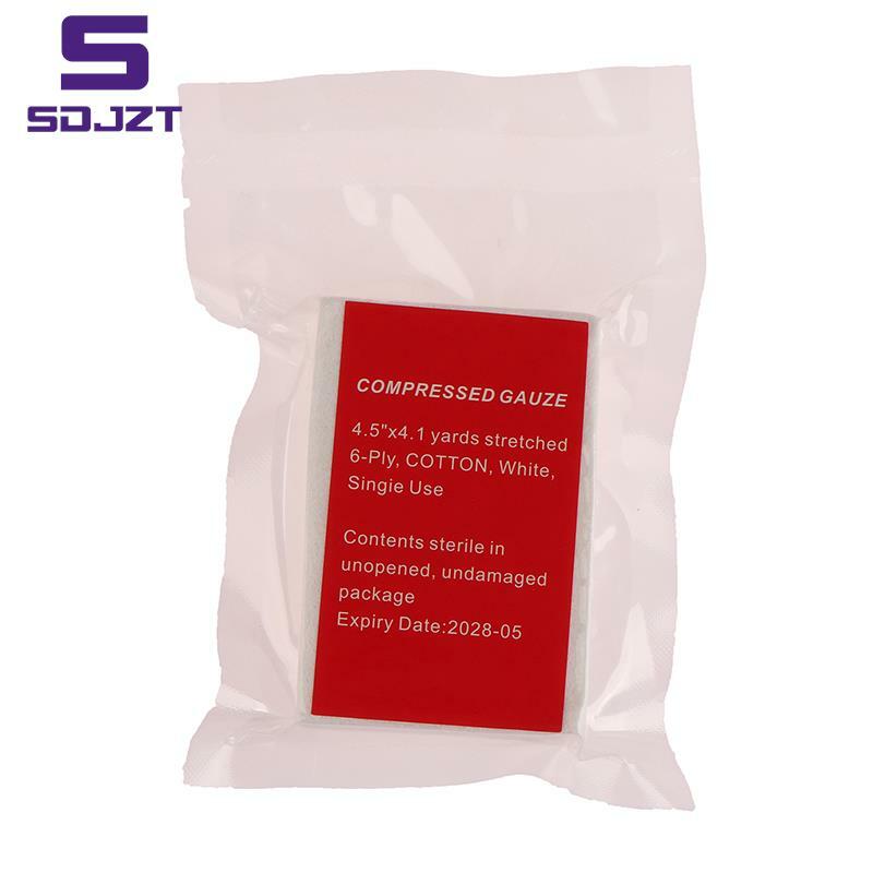 Z-fold Vacuum Cotton Compressed Gauze Bandage Medical Tactical Field For Bone Fracture Treatment First Aid Kit Burn Dressing