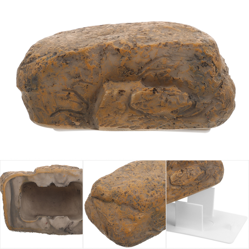 Boîte à clés en pierre simulée, cache-pierre de rechange pour jardin GNE, fob, roche artificielle, faux ornements extérieurs