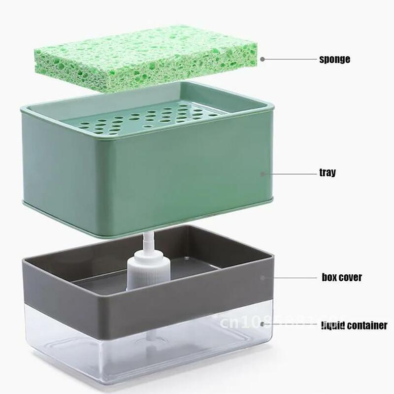 Контейнер для мыла, кухонный насос, коробка для дозатора жидкости, Ручной пресс, держатель губки для мытья посуды, органайзер для раковины