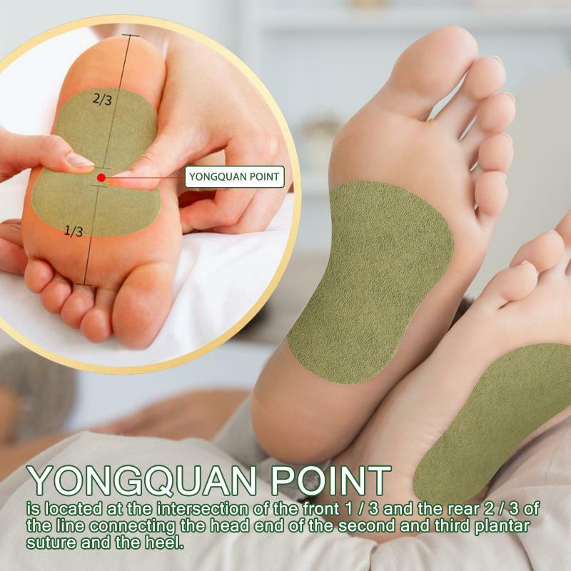 A desintoxicação da perda de peso do pé de 12/24/36 pces ajuda a dormir alivia o estresse e a fadiga almofadas de limpeza naturais do pé do absinto para o cuidado dos pés
