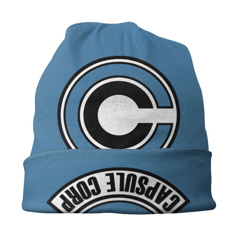 Capsule Corp topi kupluk pria wanita, topi rajut musim dingin keren hangat uniseks dewasa