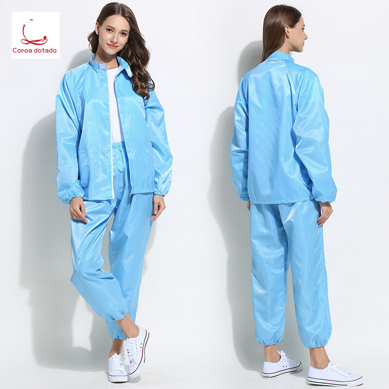 Anti-static work clothes Dust-free workshop Electrostatic clothes food clean, dustproof, chemical and protective clothing separa