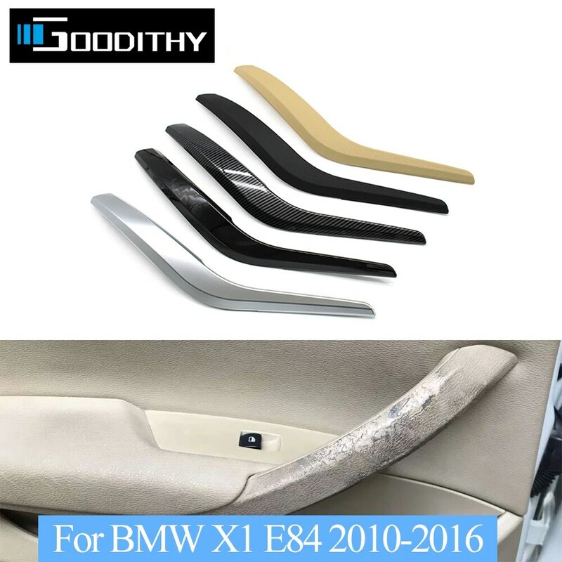 Внутренняя левая и правая дверная ручка автомобиля, подлокотник, внешняя крышка, отделка панели, замена для BMW X1 E84 2010 2011 2012 2013 2014 2015 2016