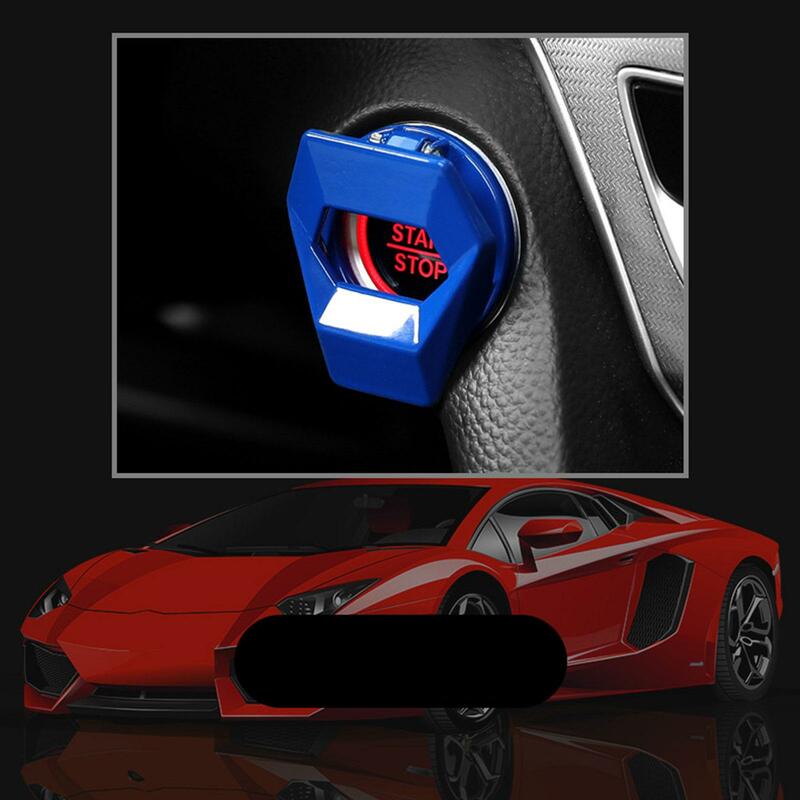 One Click Start Protection Cover, Capa protetora de botão One-Key Interior do carro, Auto Acessórios Interiores