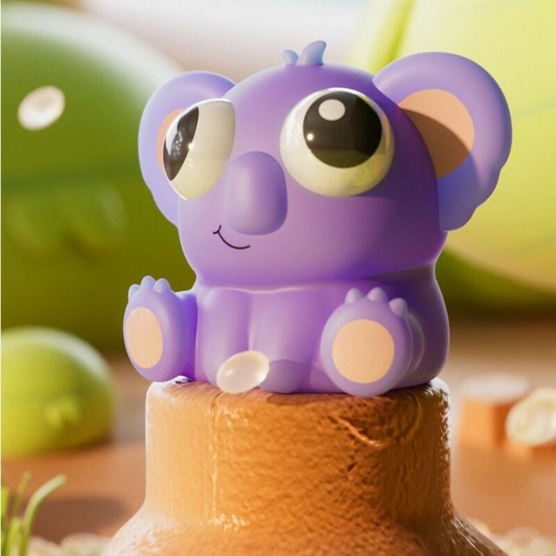Cartoon Animal Burst Eye Squeeze Toy Squeeze TPR Pinch Decompression Toy Cute Creative Cartoon Fidget Toy Girl Toy