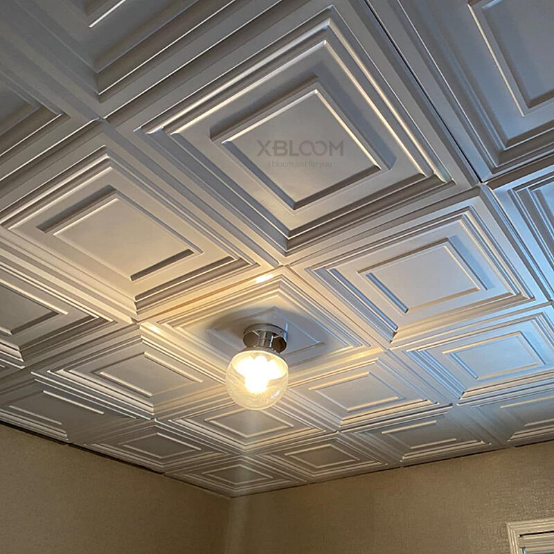 30X30Cm Huis Muur Renovatie Geometrische 3D Wandpaneel Niet-Zelfklevend 3D Muursticker Art tegel Behang Kamer Badkamer Plafond