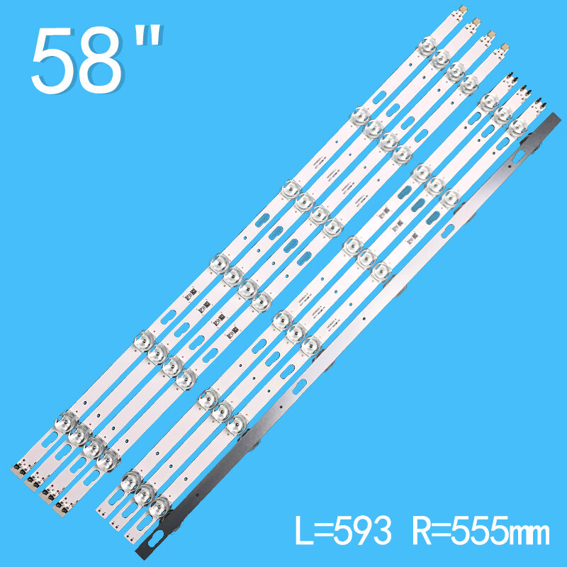 LED backlight suitable for Samsung UN58TU7100 UN58TU7000 UE58TU7100UE58TU7000 UN58TU7020 BN96-50458A BN96-50459A UN58TU6900UN58T