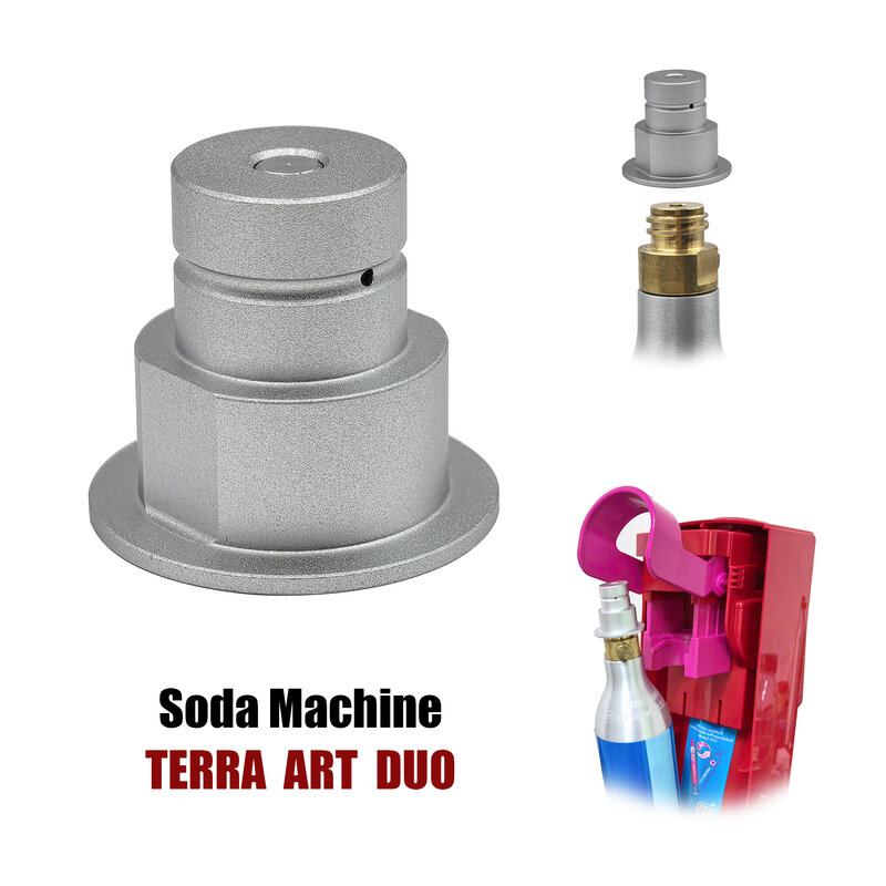 Terra Duo Art Snelaansluiten Adapter Co2 Adapter Converter Soda Water Accessoires TR21-4 Draad Co2 Cilinder Soda Water Machine
