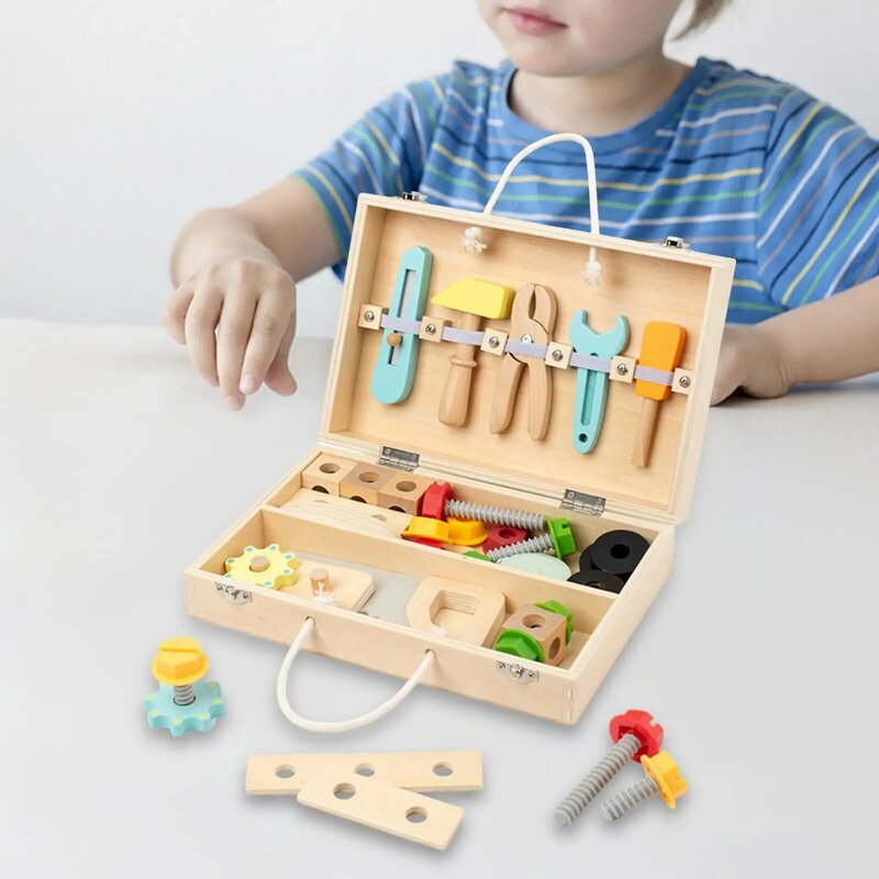Zestaw narzędzi dla małych dzieci zestaw budynki zabawek skrzynka na narzędzia zabawki dla dzieci dziewczynki chłopcy małe dzieci prezenty urodzinowe dla dzieci