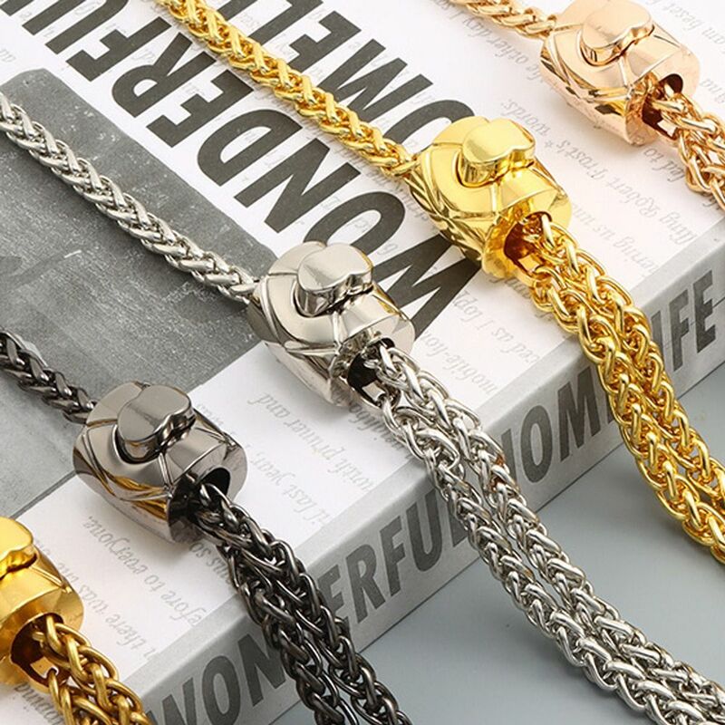 Gouden Zilverkleurige Metalen Taskettingen Mode Verstelbare Vervangende Schoudertasbanden Portemonnee Kettingriem