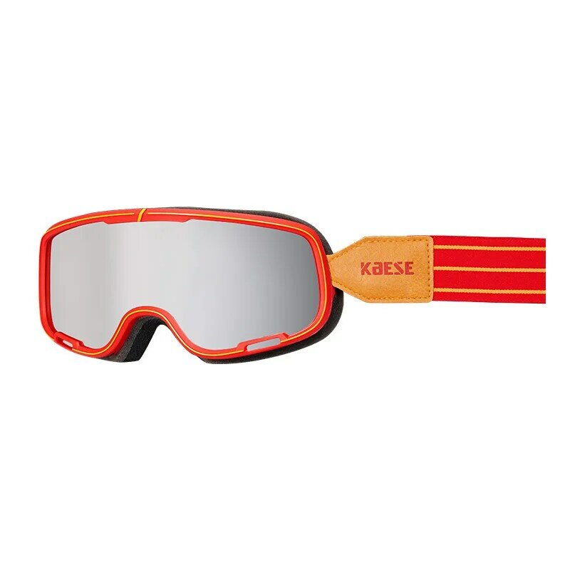 Retro Motorcycle Goggles Motocross Sunglasses Vintage Glass For Open Face Helmet UV400 Windproof Rainproof