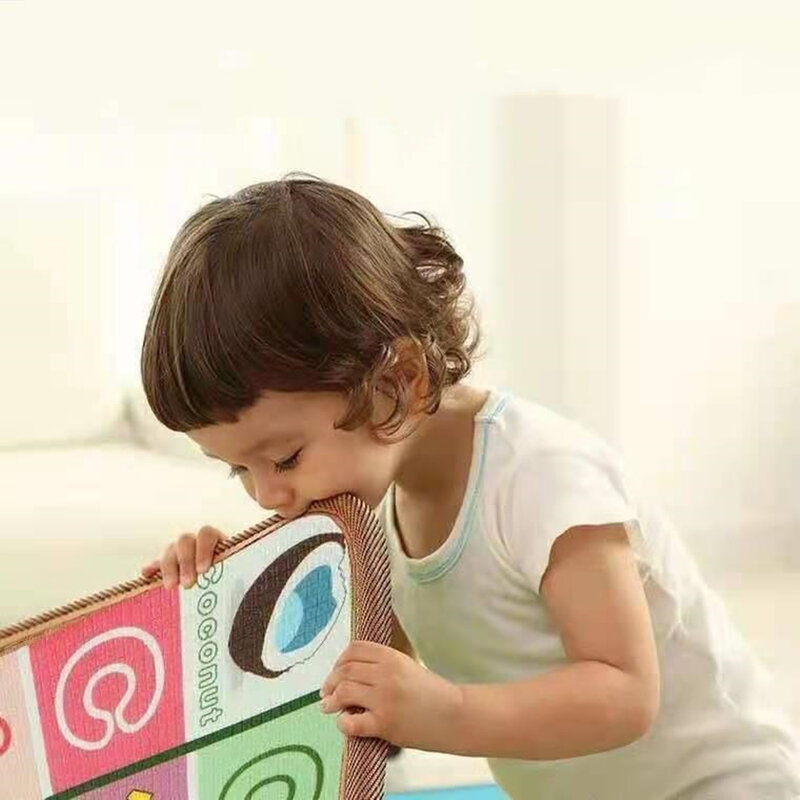 Tapis de jeu pliable en mousse XPE pour bébé, couverture en polymère pour enfants, jouets pour enfants, activité douce, sol de jeu