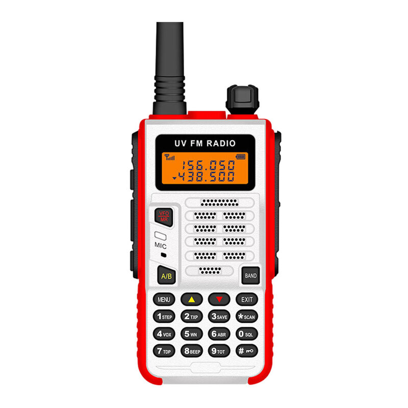 UV-X5プラスbラジオ、長距離伝送距離、安定した通信トランスレシーバー、USB高出力