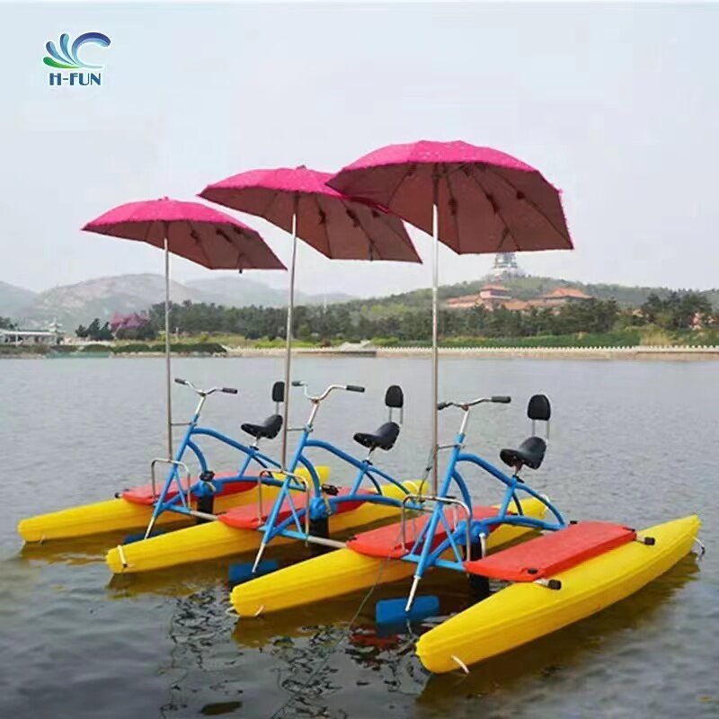 2023 New Arrival lightweight inflatable bicycle Single Person inflatable water bikes