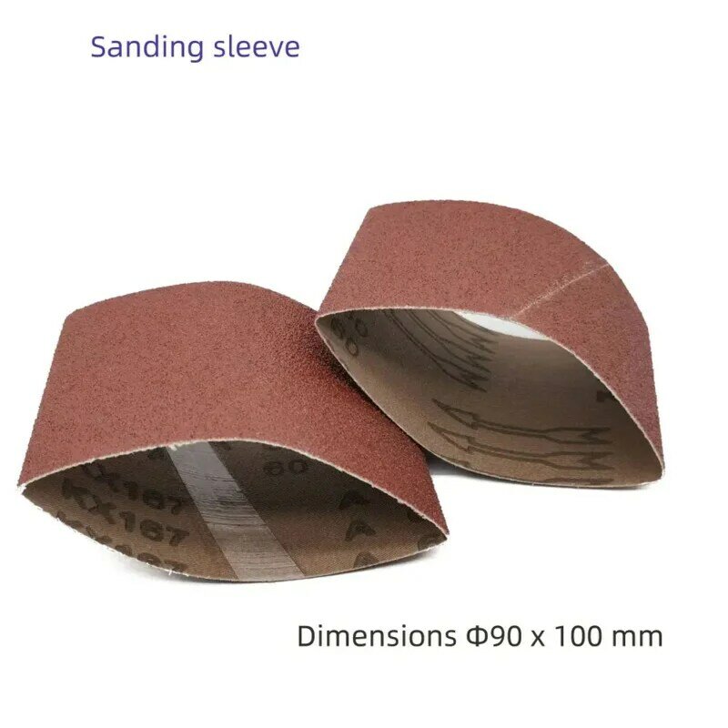 Bandas de lijado para pulido de madera y Metal, manguitos abrasivos de 283x100mm, 10 unidades
