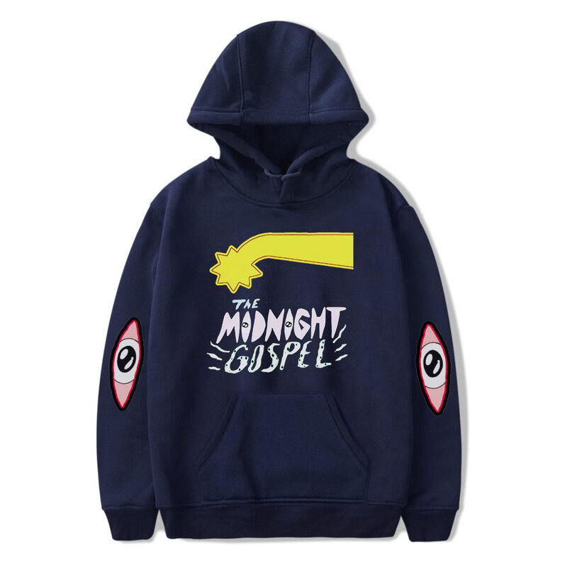 The Midnight Gospel Hoodie Unisex Pullover Mulheres Men's Tricô Casual Streetwear 2021 American Cartoon Trendy Clothes