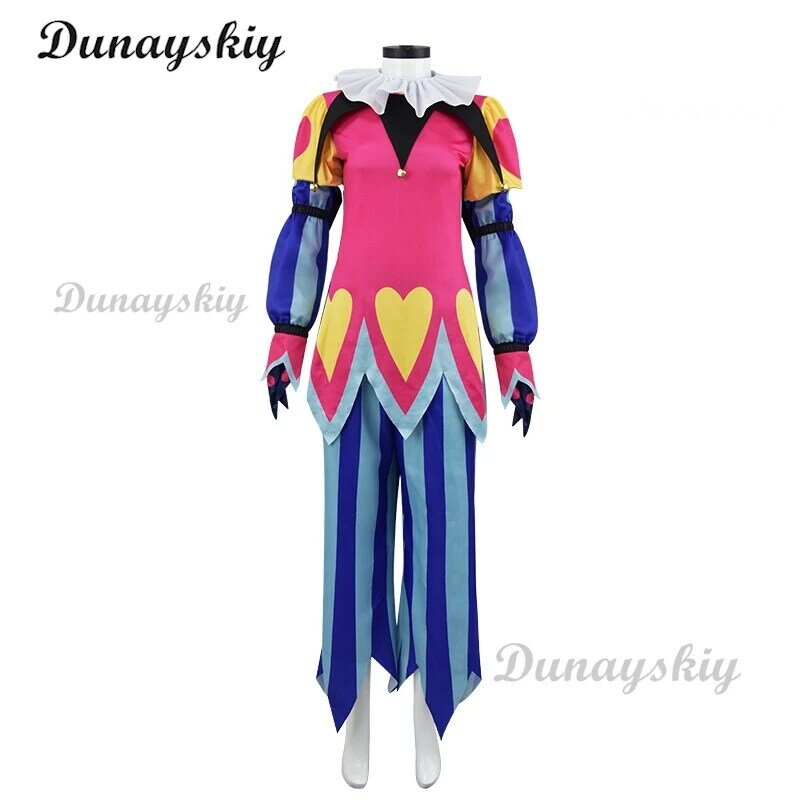 Fizzarolli Cosplay Costume Clothes Uniform Cosplay Demon Devil Hell Halloween Party Performance Dress Unisex Stage Costume