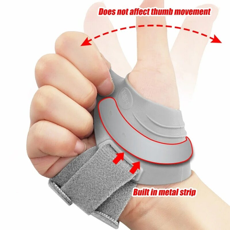 Pure Color Splint Thumb Brace, Joint Orthosis Brace, Joint Support, Leve, Respirável, Direita, Mão Esquerda, Osteoartrite Dor, Relif Tendinite