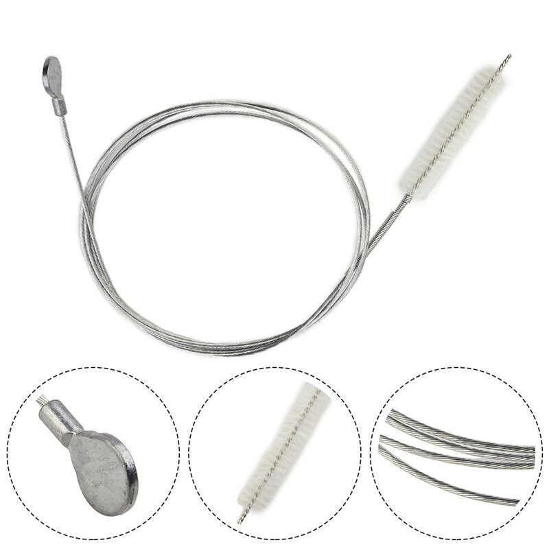 Sostituisci accessori per spazzole per tubi spazzola per la pulizia strumento di lavaggio flessibile Nylon di alta qualità + acciaio inossidabile universale