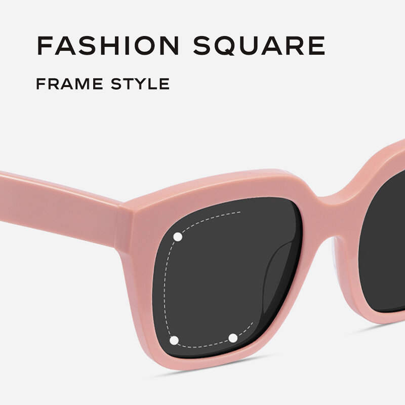 CAPONI damskie okulary przeciwsłoneczne modne eleganckie okulary ochrona UV materiał nylonowy soczewki zewnętrzne okulary przeciwsłoneczne dla kobiet CP9035