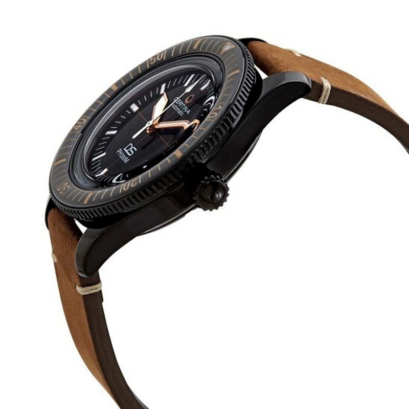Certina DS PH200M-reloj de cuarzo para hombre, cronógrafo de lujo, informal, de negocios, a la moda, de cuero, resistente al agua, con esfera grande