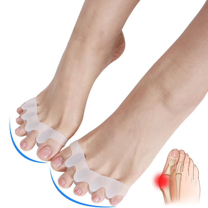 Hot Thumb Valgus Protector Preventing Blisters Nail Tool Foot Care Toe Separator Silicone Bunion Toe Protector Corrector